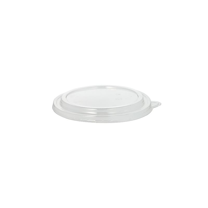 Deckel für Salatschalen To Go, PET rund Ø 18,4 cm · 2 cm klar - Bild 1