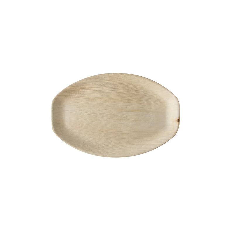 Palmblatt Teller oval "pure", 37 x 25 cm  - Bild 1