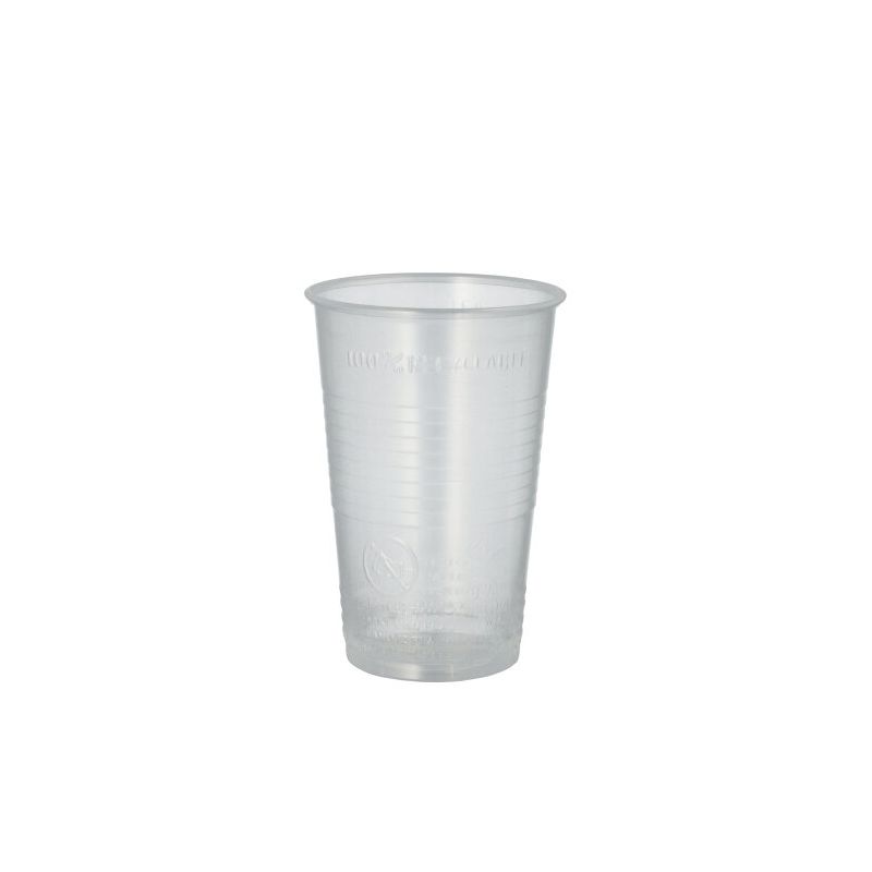 Plastikbecher (PP), 0,3 l Ø 7,8 cm · 11,3 cm transparent - Bild 1