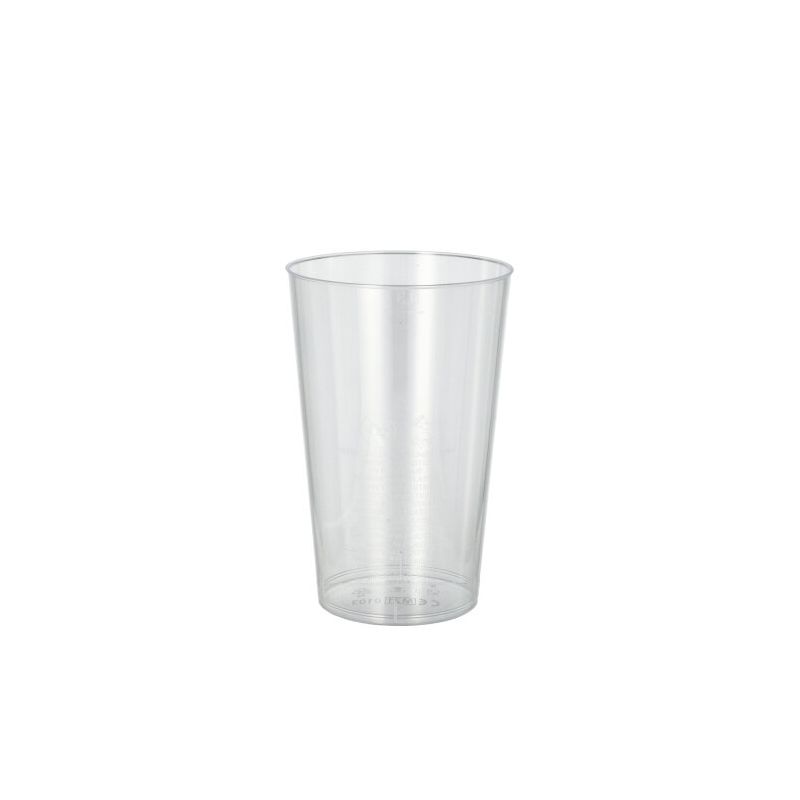 Plastikbecher (PS) 0,3 l Ø 7,9 cm · 11,9 cm glasklar - Bild 1