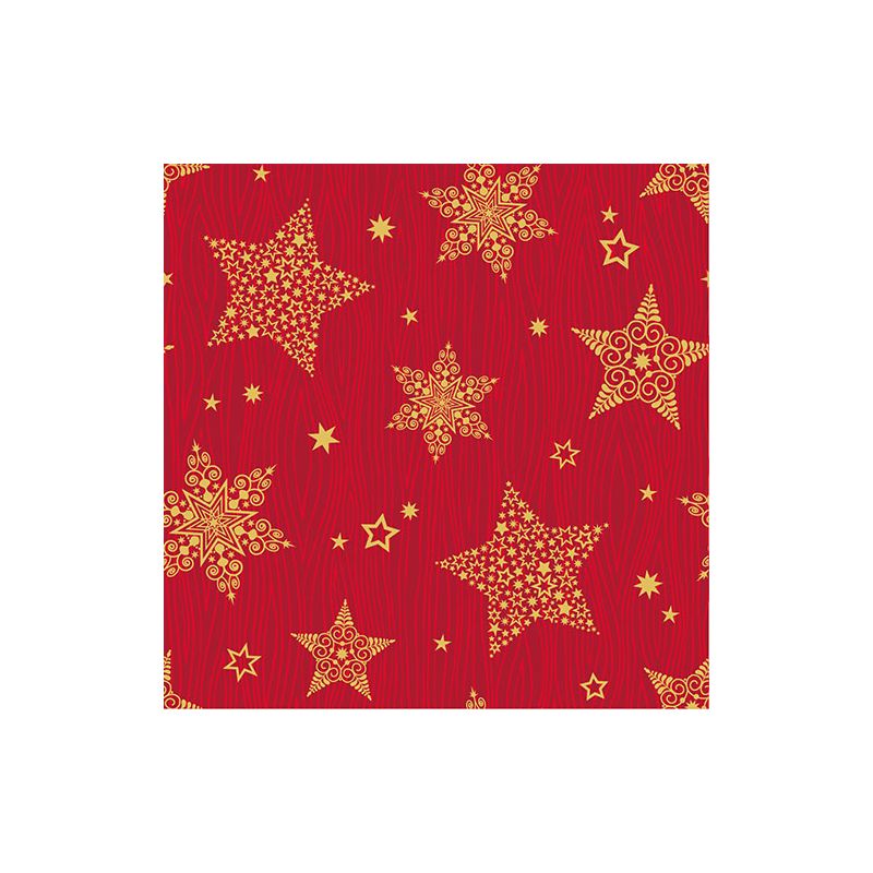 Servietten, 3-lagig 1/4-Falz 25 x 25 cm "Christmas Shine" - Bild 1