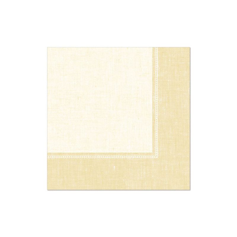 Servietten, creme, "ROYAL Collection", 1/4-Falz, 40 x 40 cm, "Linum" - Bild 1