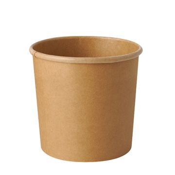 Suppenbecher, Pappe 760 ml Ø 11,5 cm · 11 cm braun