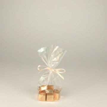 Bodenbeutel, Zellglas "pure" 15 cm x 10 cm x 3,5 cm transparent