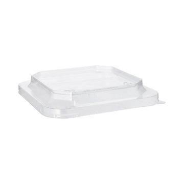 Deckel für Lunchboxen PET eckig 2,5 cm x 16,2 cm x 16,2 cm transparent