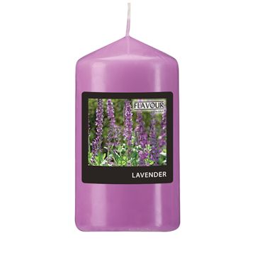 "Flavour by GALA" Duft-Stumpenkerze Ø 58 mm · 110 mm violett - Lavender