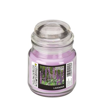 "Flavour by GALA" Bonbonglas mit Wachsfüllung Ø 60 mm · 85 mm violett - Lavender