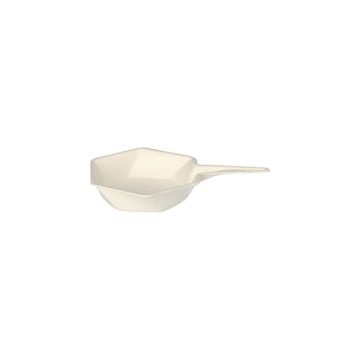 Fingerfood - Schalen Zuckerrohr "pure" 15 ml 1,5 cm x 9,5 cm x 6,3 cm weiss "Hexagon"