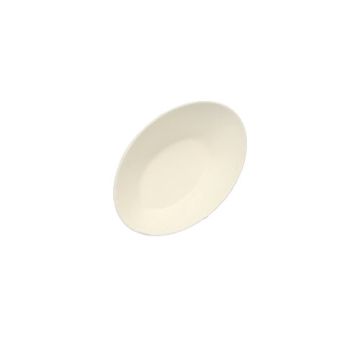 Fingerfood - Schalen, Zuckerrohr "pure" 20 ml 8 cm x 5 cm weiss "Egg"