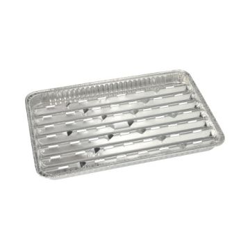 Grillschalen, Alu eckig 2,5 cm x 23 cm x 34 cm