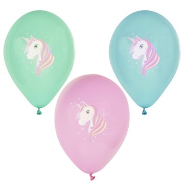 Luftballons Ø 29 cm farbig sortiert "Unicorn"