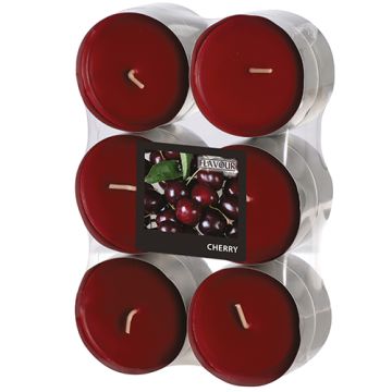 "Flavour by GALA" Maxi Duftlichte Ø 58 mm · 24 mm bordeaux - Cherry