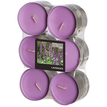 "Flavour by GALA" Maxi Duftlichte Ø 58 mm · 24 mm violett - Lavender