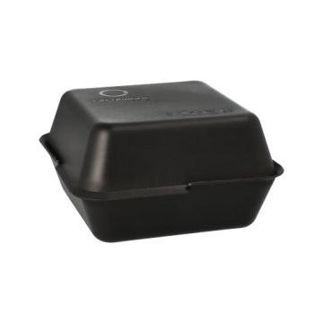 "Circulware by Haval" Mehrweg-Foodboxen 4,3 cm x 15,6 cm x 15,6 cm schwarz , 2-teilig