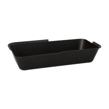 "Circulware by Haval" Mehrweg-Schalen Mix & Match eckig 4,7 cm x 11,7 cm x 23,4 cm schwarz