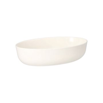 Mehrweg-Schalen oval 900 ml 5,5 cm x 13,5 cm x 20,5 cm weiss "Cella"