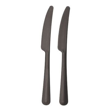 "Circulware by Haval" Mehrweg-Messer PP-MF 19,7 cm schwarz "Gaia" extra stabil