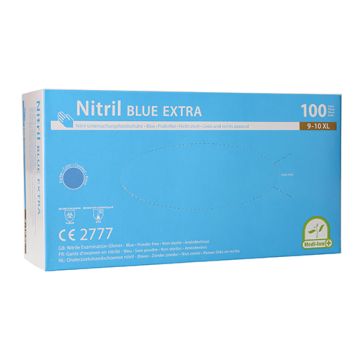 "Medi-Inn®" Handschuhe Nitril puderfrei blau "Blue Extra" Größe XL