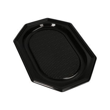 Servierplatten, PET 34 cm x 25 cm schwarz