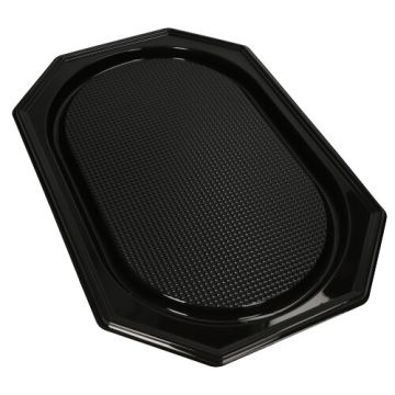 Servierplatten, PET 53 cm x 35 cm schwarz