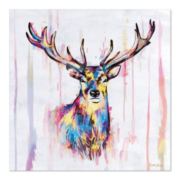 Servietten, 3-lagig 1/4-Falz 33 cm x 33 cm "Colourful Deer"