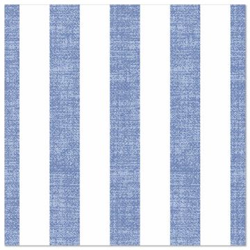 Servietten "ROYAL Collection" 1/4-Falz 40 cm x 40 cm blau "Lines"