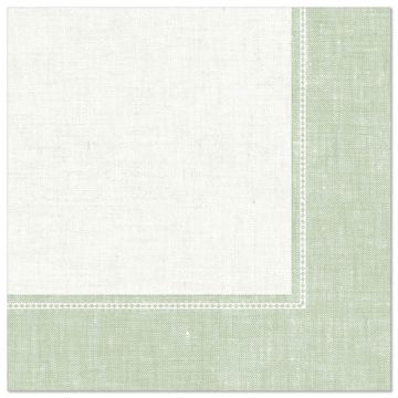 Servietten "ROYAL Collection" 1/4-Falz 40 cm x 40 cm jadegrün "Linum"