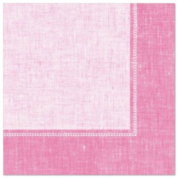 Servietten "ROYAL Collection" 1/4-Falz 40 cm x 40 cm rosa "Linum"