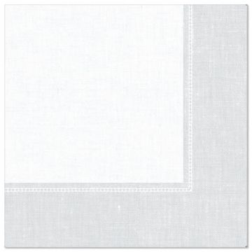 Servietten "ROYAL Collection" 1/4-Falz 40 cm x 40 cm weiss "Linum"