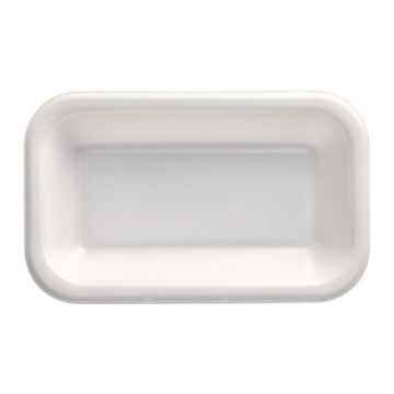 Siegelschalen, XPS 750 ml 4,2 cm x 15 cm x 24 cm weiss laminiert