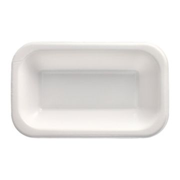 Siegelschalen, XPS 950 ml 5,6 cm x 15 cm x 24 cm weiss laminiert