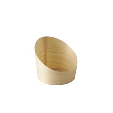 Snackbecher, Holz "pure" Ø 8,2 cm · 8,5 cm