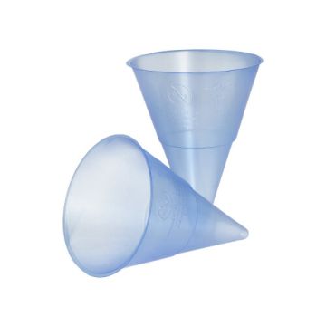 Spitzbecher, PP 115 ml Ø 7,03 cm · 9,5 cm blau Blue Cone