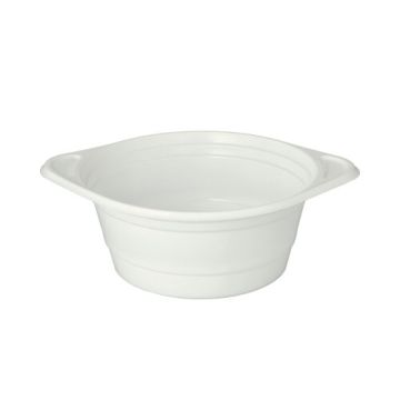 Suppenschalen, PP rund 750 ml Ø 15,6 cm · 6,5 cm weiss mit Anfasser