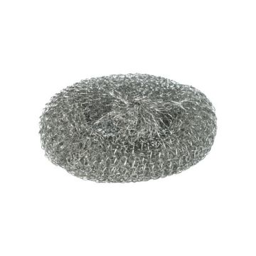 Topfreiniger, Draht rund Ø 12 cm · 3 cm silber , kratzend