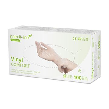 "Medi-Inn® Classic" Handschuhe, Vinyl puderfrei "Comfort" Größe L