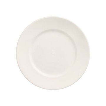 Teller Zuckerrohr "pure" rund Ø 14,5 cm · 1,2 cm weiss "Cella"